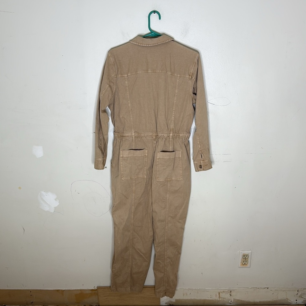 Universal Thread Beige Utility Jumpsuit Button Fr… - image 5
